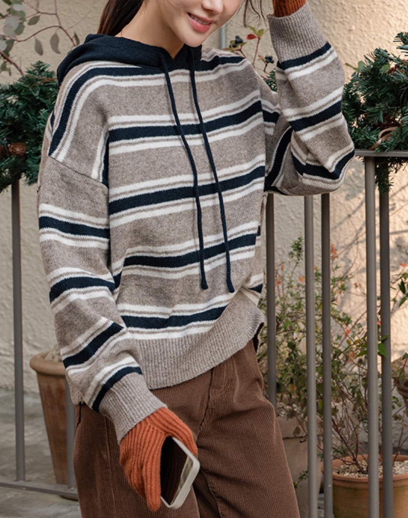 I BLLE韓國直郵㊣女士新款休閑時尚真品推薦25秋冬職業針織衫I BLLE針織衫