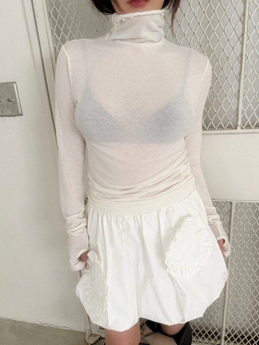 AWESOMESAUCE東大門㊣直郵女裝新品熱賣推薦時尚25秋冬短裙花朵AWESOME SAUCE短裙