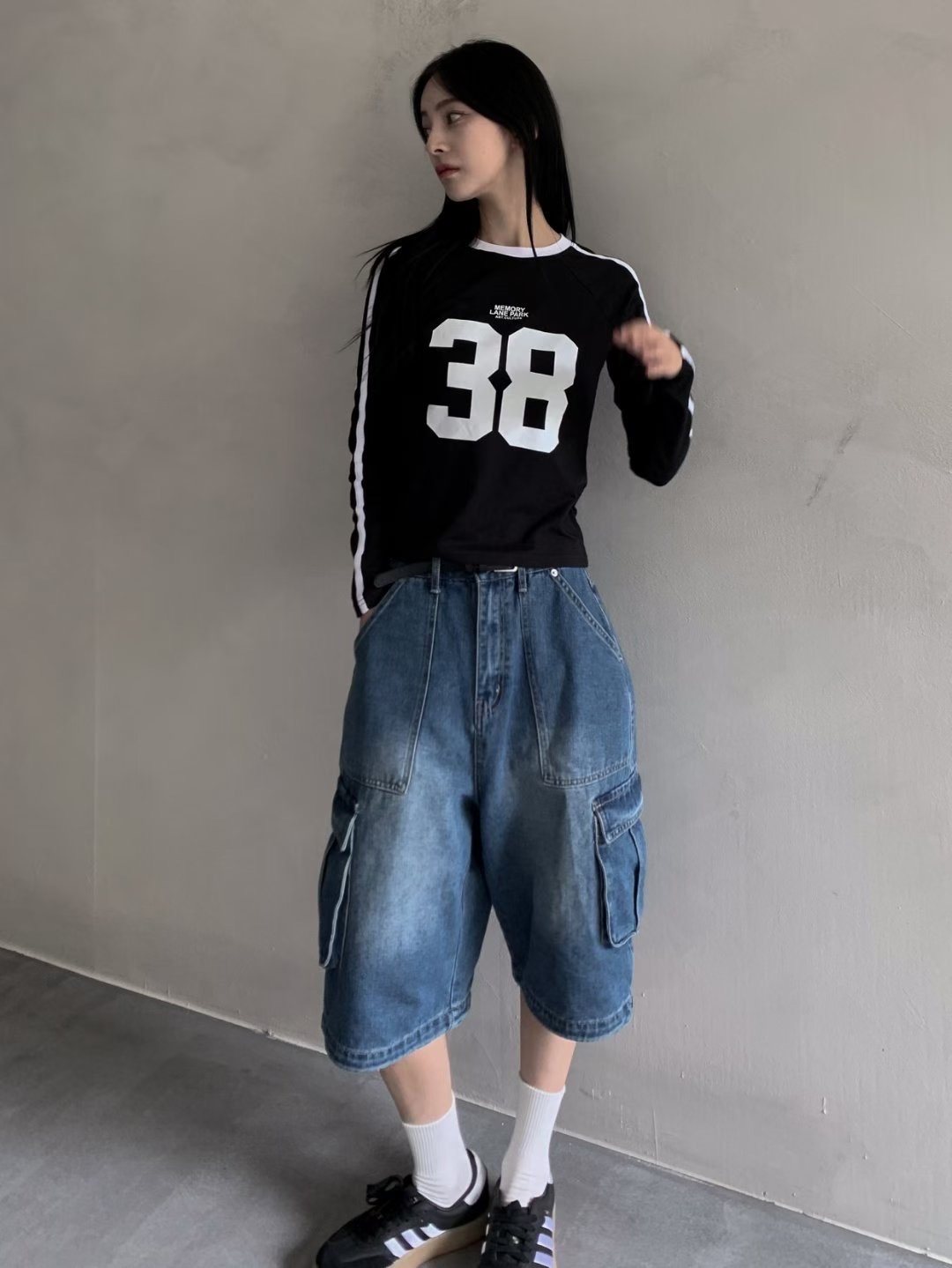 OUTT韓國直郵㊣女士新款真品人氣職業休閑時尚熱賣25秋冬長袖T恤OUTT長袖T恤圖色3