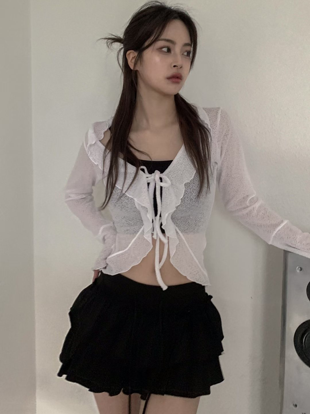 OUTT東大門㊣直郵女士新品真品時尚職業人氣25秋冬推薦針織衫OUTT針織衫圖色4