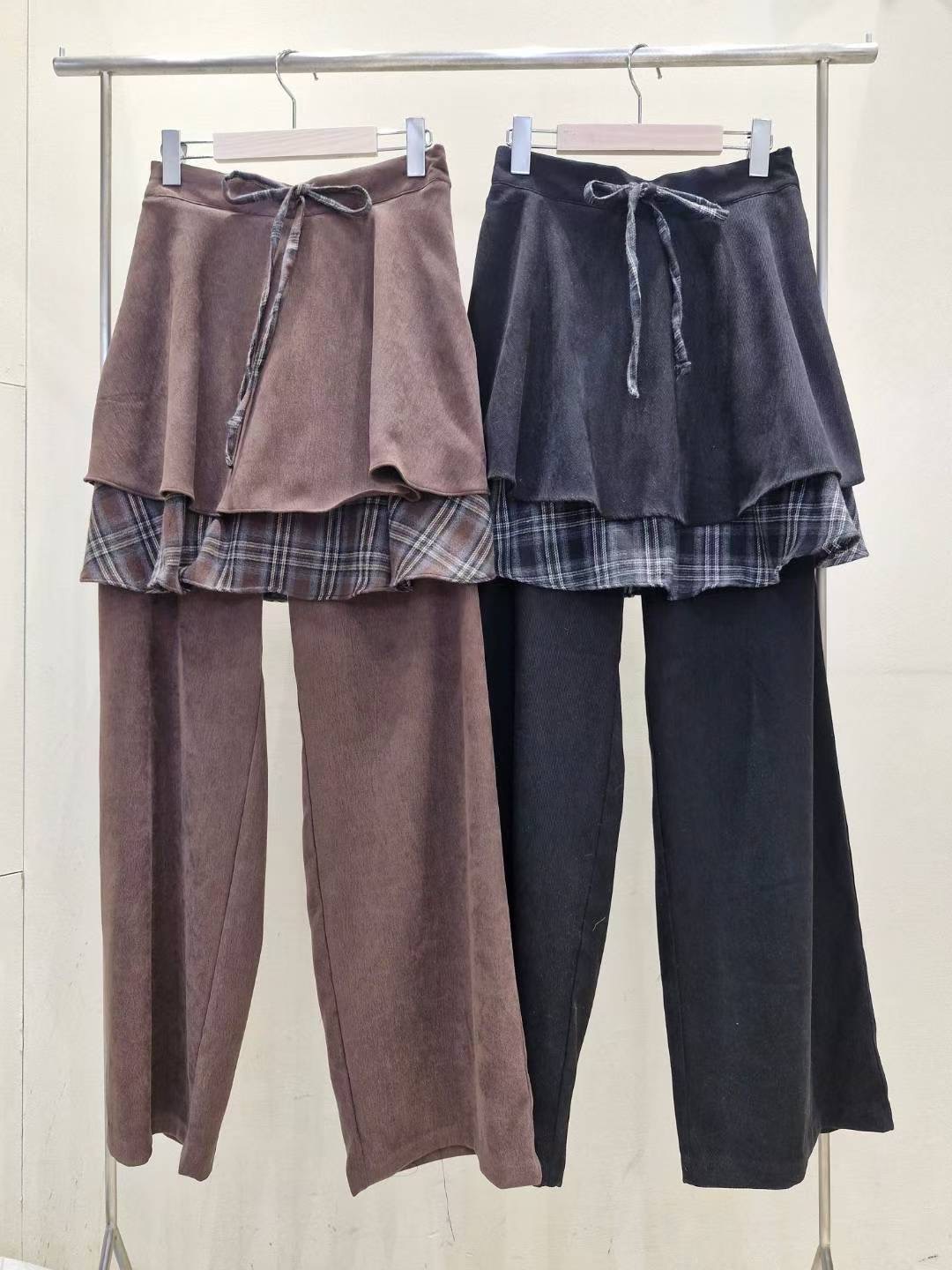 IF U-이퓨-T東大門㊣實拍女裝新品25秋冬時尚職業熱賣裙褲IF U裙褲