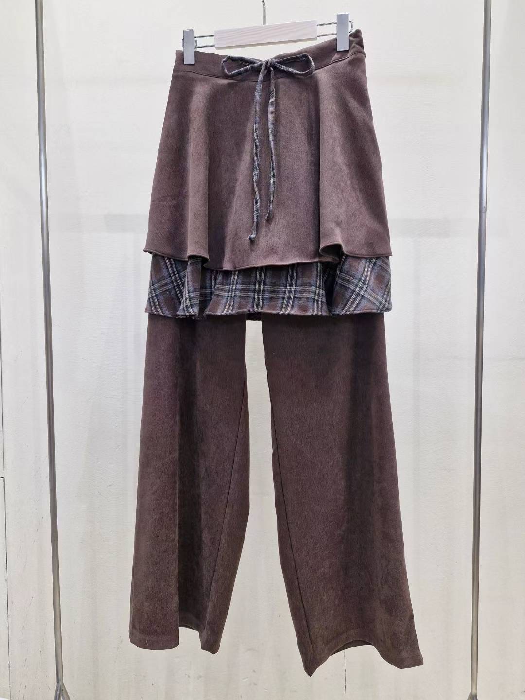 IF U-이퓨-T東大門㊣實拍女裝新品25秋冬時尚職業熱賣裙褲IF U裙褲圖色1