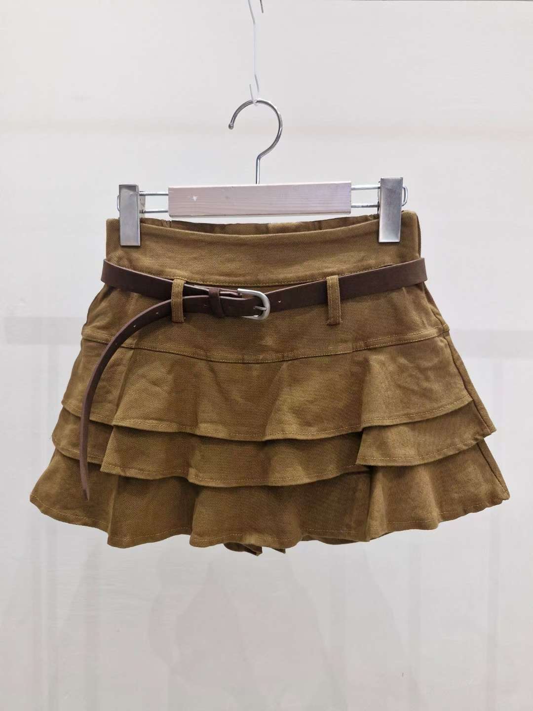 IF U-이퓨-T東大門㊣直郵女裝新款休閑時尚短裙不含腰帶IF U短裙圖色1