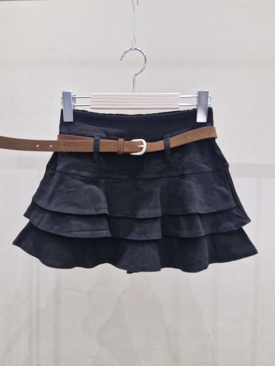 IF U-이퓨-T東大門㊣直郵女裝新款休閑時尚短裙不含腰帶IF U短裙圖色2