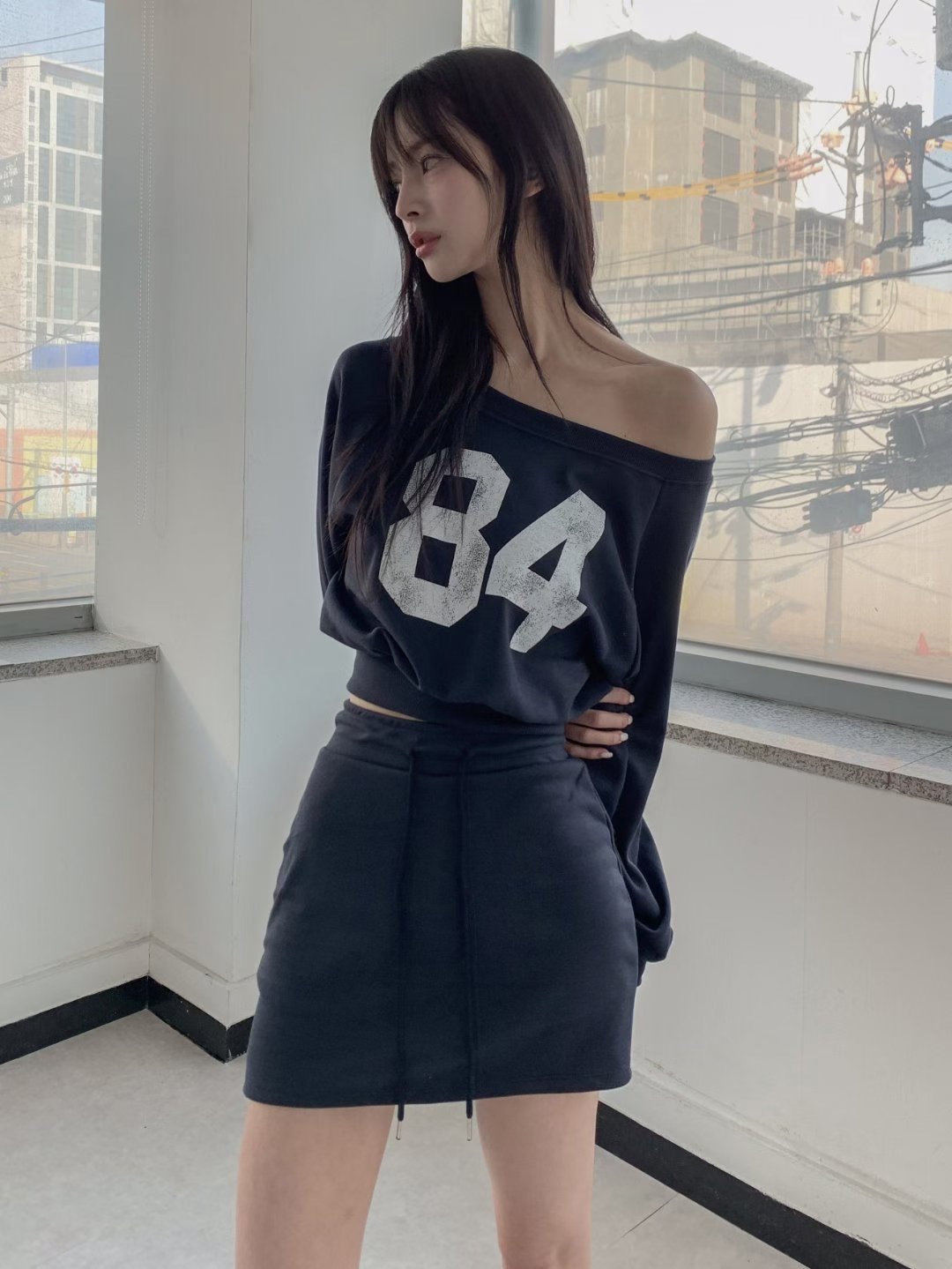 OUTT韓國直郵㊣女士新品推薦職業休閑熱賣時尚25秋冬人氣衛衣OUTT衛衣圖色3