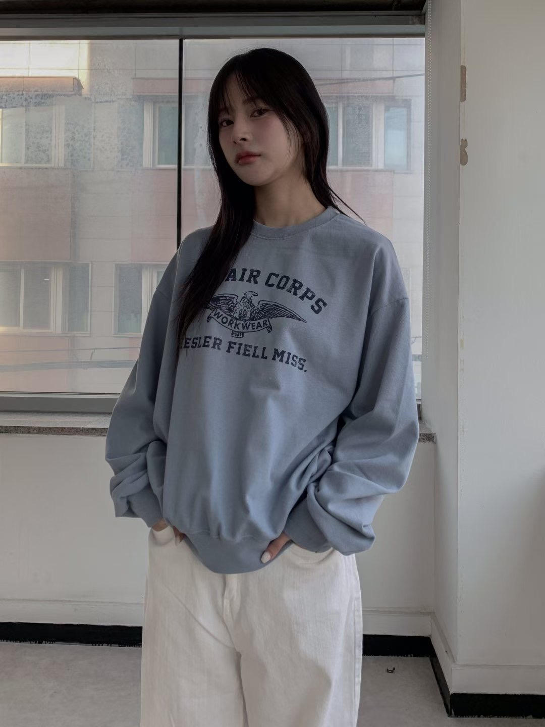 OUTT東大門㊣直郵女裝新款時尚真品推薦休閑人氣熱賣25秋冬衛衣OUTT衛衣圖色2