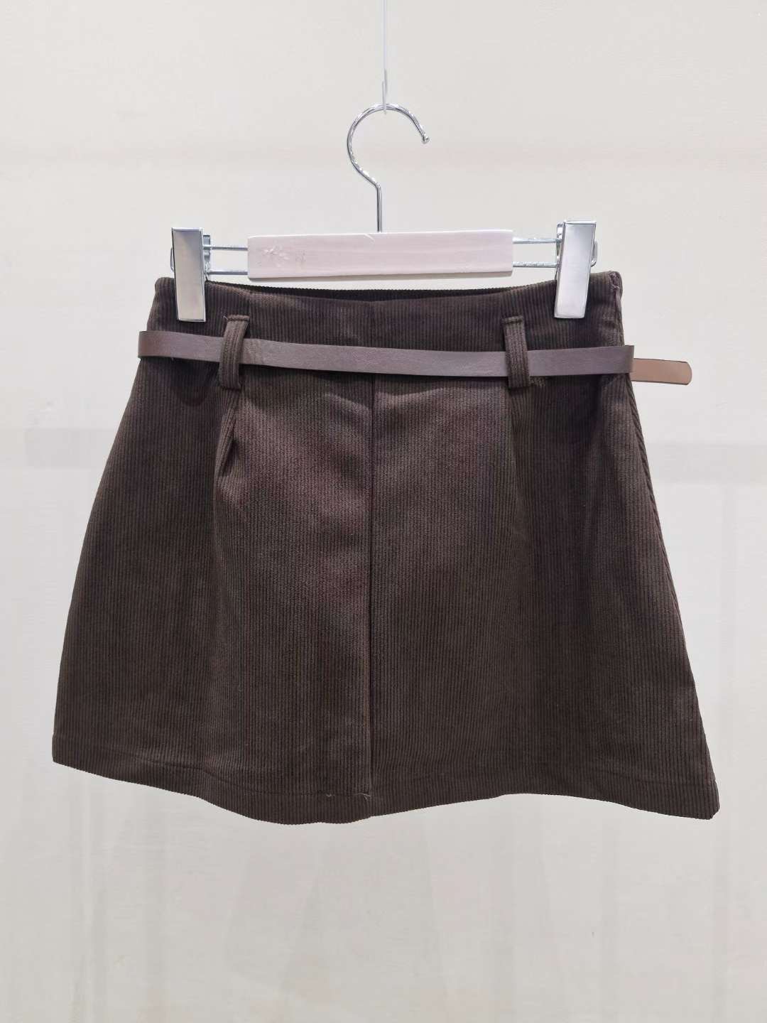 IF U-이퓨-T東大門㊣代購女裝新款人氣25秋冬短裙不含腰帶IF U短裙