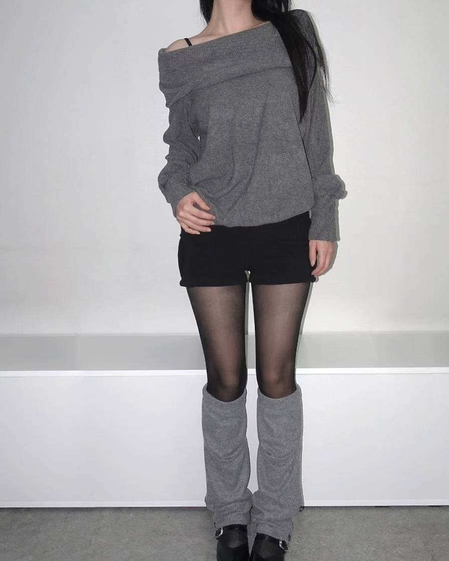 OUTT東大門㊣實拍女裝新款熱賣休閑人氣真品25秋冬推薦長袖T恤OUTT長袖T恤圖色2