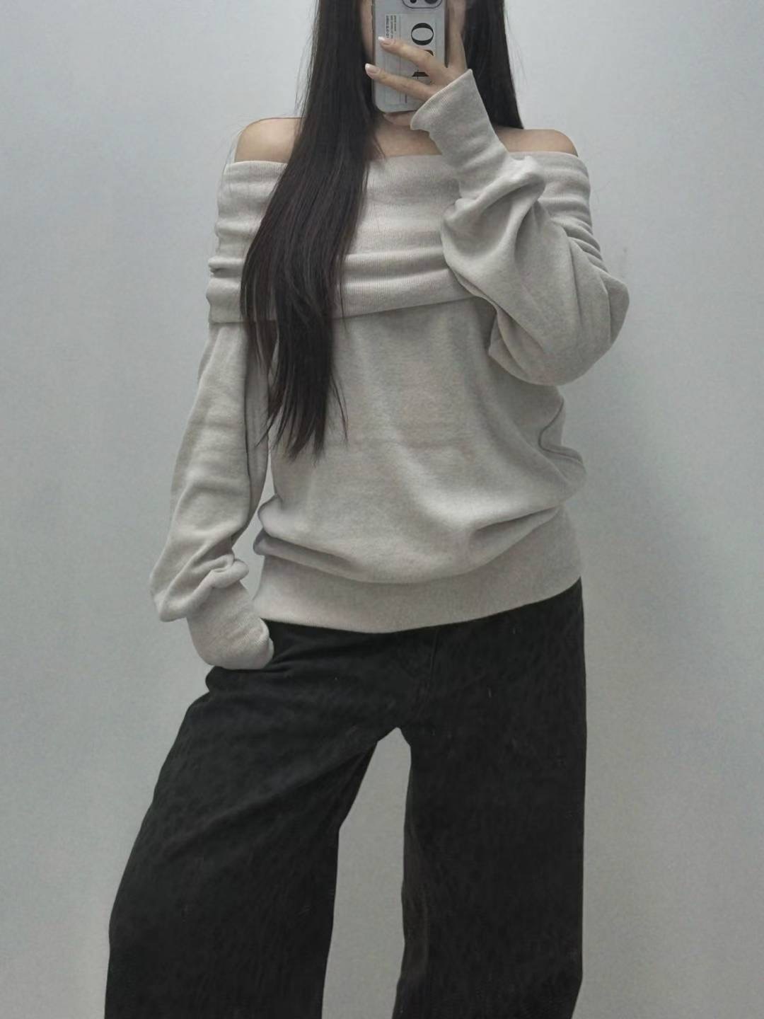 OUTT東大門㊣實拍女裝新款熱賣休閑人氣真品25秋冬推薦長袖T恤OUTT長袖T恤圖色3