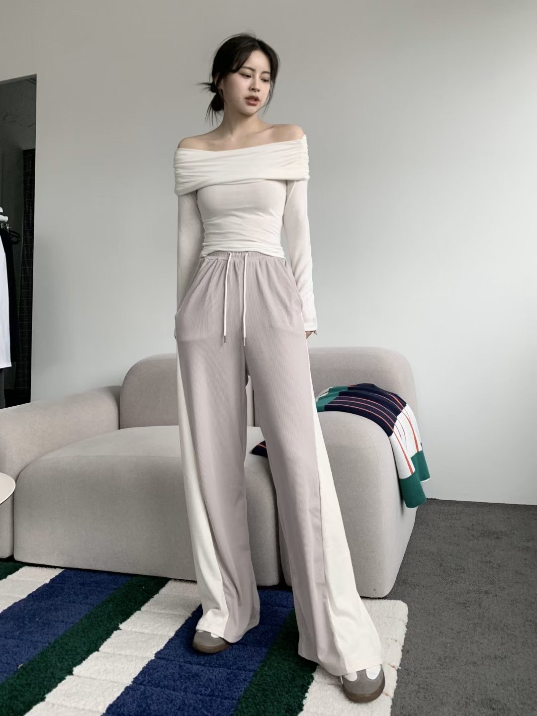 OUTT東大門㊣直郵女裝新款25秋冬推薦熱賣職業休閑時尚休閑褲OUTT休閑褲