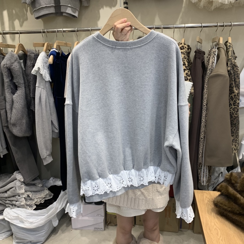 J PEAK/BY FLOW東大門㊣實拍女裝新品真品職業衛衣加絨兔子J PEAK衛衣