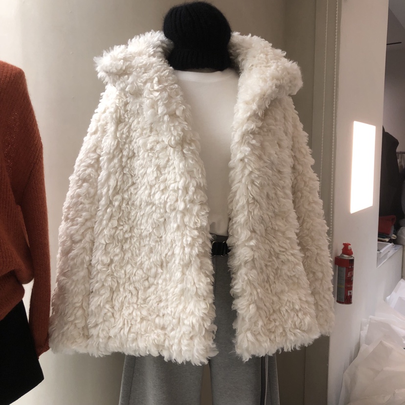 MURR韓國代購㊣女士新款人氣休閑推薦25秋冬時尚真品短款大衣MURR短款大衣圖色1