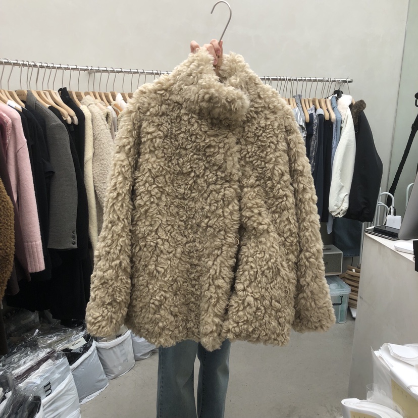 MURR韓國代購㊣女士新款人氣休閑推薦25秋冬時尚真品短款大衣MURR短款大衣圖色2