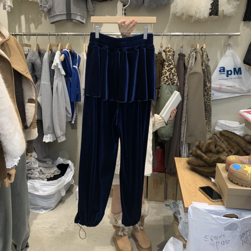 J PEAK/BY FLOW韓國直郵㊣女裝新品熱賣職業25秋冬裙褲荷葉邊J PEAK裙褲