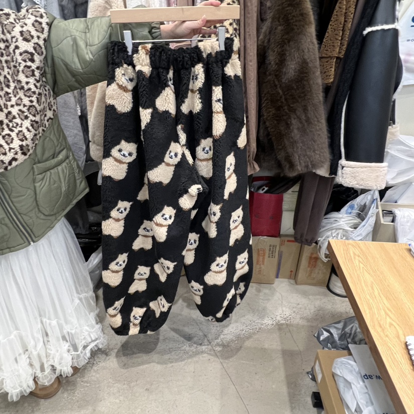 J PEAK/BY FLOW韓國代購㊣女裝新品熱賣職業休閑褲羊駝毛J PEAK休閑褲