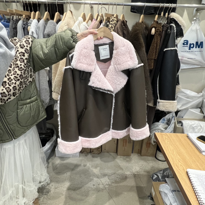 J PEAK/BY FLOW東大門㊣實拍女裝新品時尚25秋冬短款大衣J PEAK短款大衣圖色2