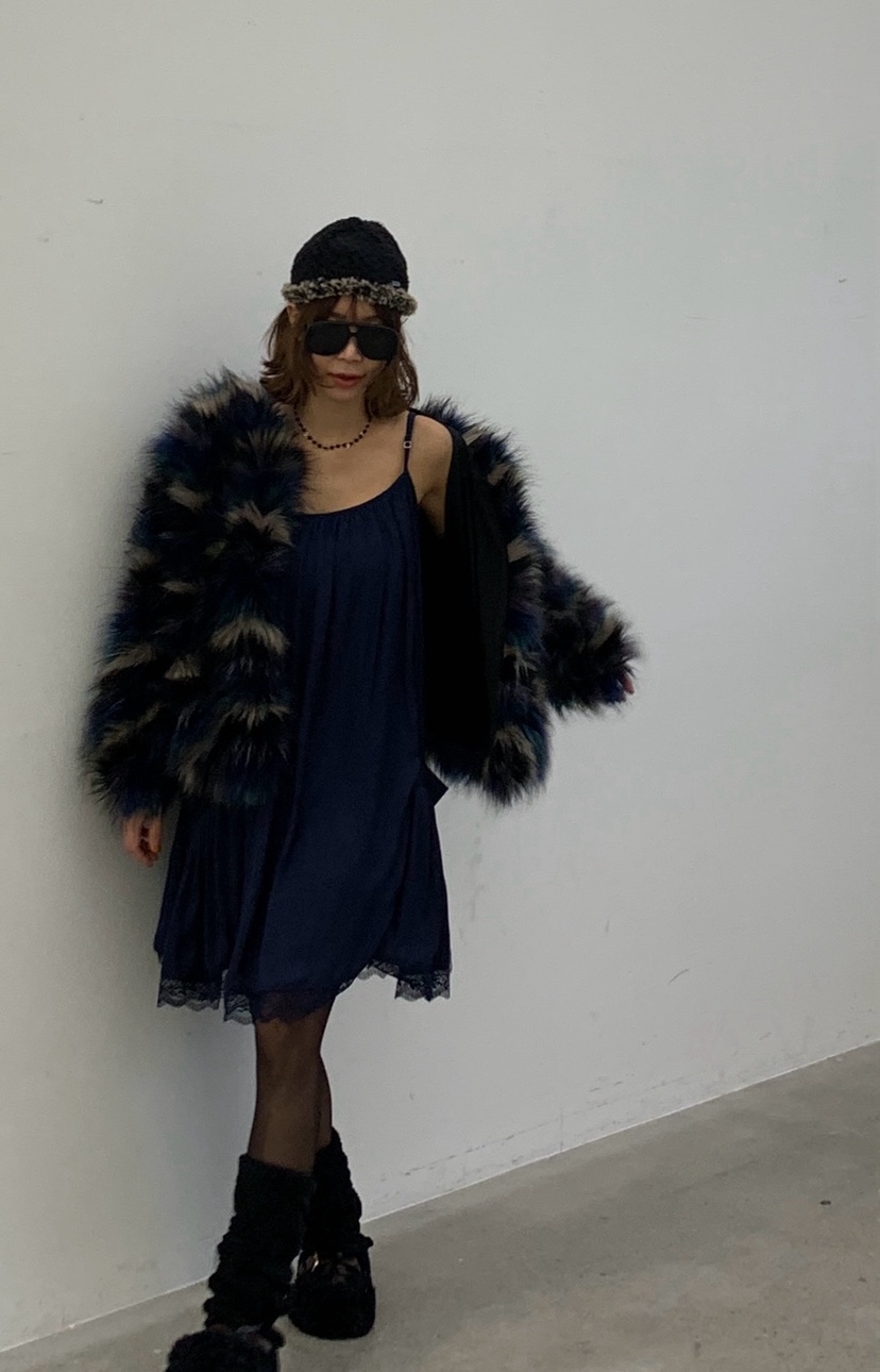 PARIS MATCH東大門㊣直郵女士新品25秋冬時尚短款大衣毛皮PARIS MATCH短款大衣