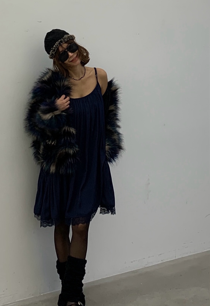 PARIS MATCH東大門㊣直郵女士新品25秋冬時尚短款大衣毛皮PARIS MATCH短款大衣