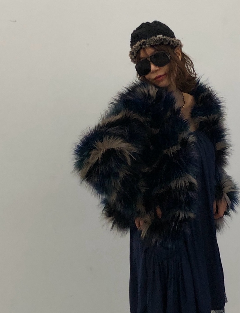 PARIS MATCH東大門㊣直郵女士新品25秋冬時尚短款大衣毛皮PARIS MATCH短款大衣圖色1