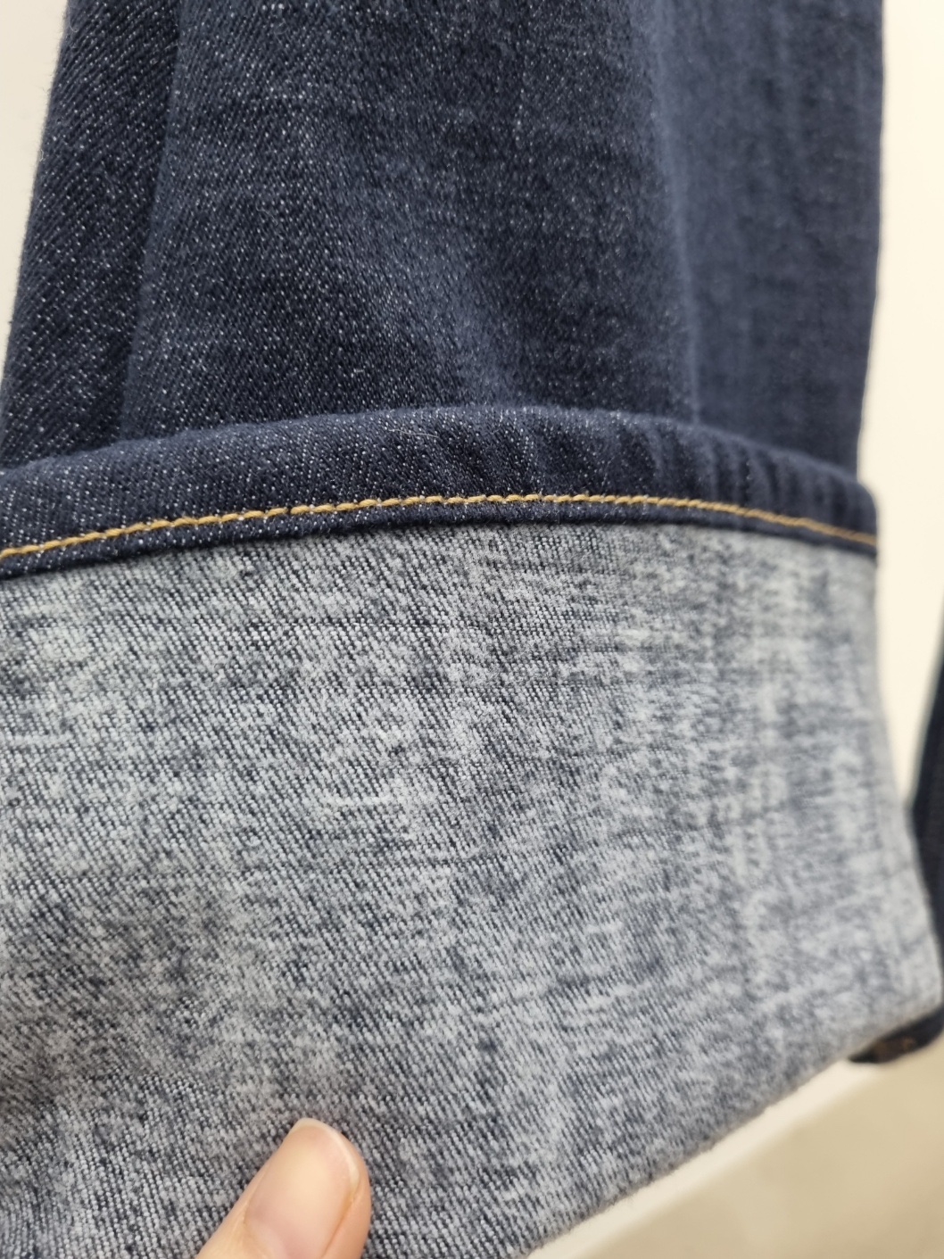 VERANDA韓國代購㊣女裝新款熱賣推薦時尚25秋冬牛仔褲羊毛紐扣VERANDA牛仔褲