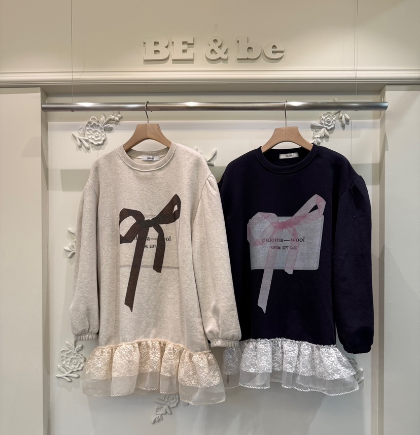 BE&amp;BE東大門㊣實拍女士新品熱賣25秋冬推薦人氣連衣裙BE&be連衣裙