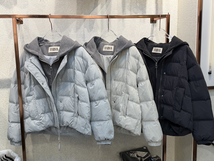 SYMBOL韓國直郵㊣女裝新款休閑職業人氣25秋冬短款羽絨服鴨絨SYMBOL短款羽絨服