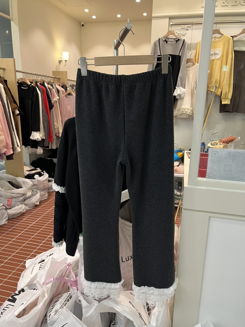 BE&amp;BE東大門㊣代購女士新款熱賣職業時尚休閑褲皮褲貂皮BE&be休閑褲