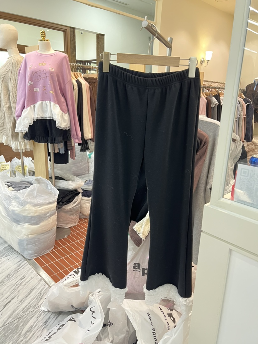 BE&amp;BE東大門㊣代購女士新款熱賣職業時尚休閑褲皮褲貂皮BE&be休閑褲圖色2