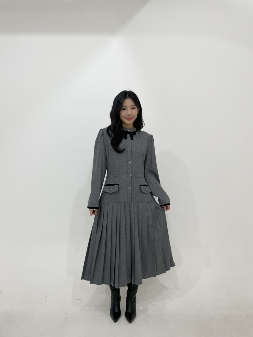 NAPKIN韓國直郵㊣女士新款時尚職業熱賣人氣休閑推薦連衣裙NAPKIN連衣裙