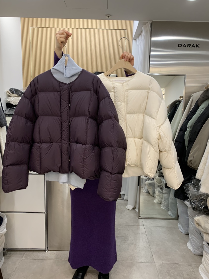 DARAK東大門㊣直郵女裝新款25秋冬職業人氣熱賣休閑短款棉服DARAK短款棉服