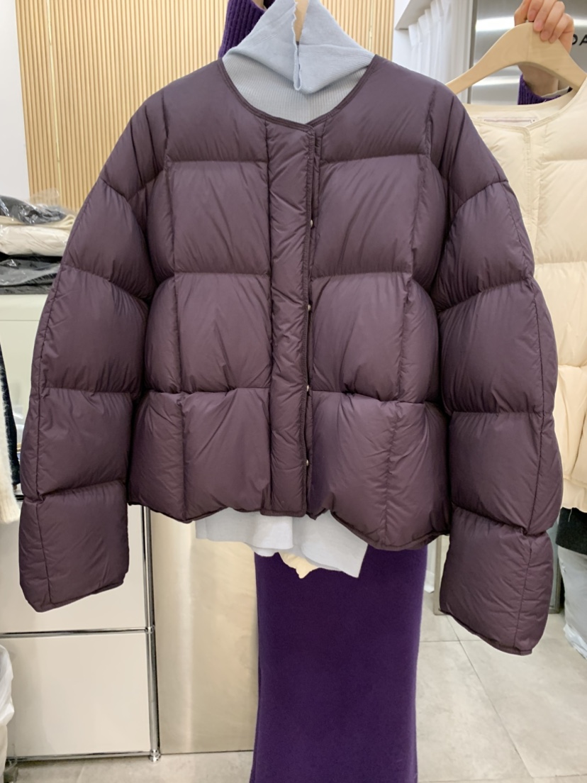 DARAK東大門㊣直郵女裝新款25秋冬職業人氣熱賣休閑短款棉服DARAK短款棉服圖色2