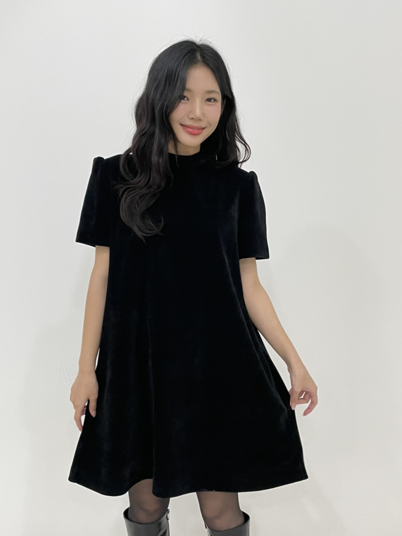 NAPKIN東大門㊣實拍女士新品人氣休閑時尚推薦25秋冬連衣裙NAPKIN連衣裙圖色1