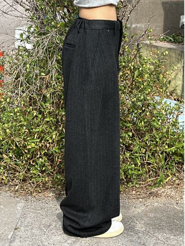 KALEIDOSCOPE東大門㊣實拍女裝新款人氣休閑褲男女同款條紋KALEIDOSCOPE休閑褲