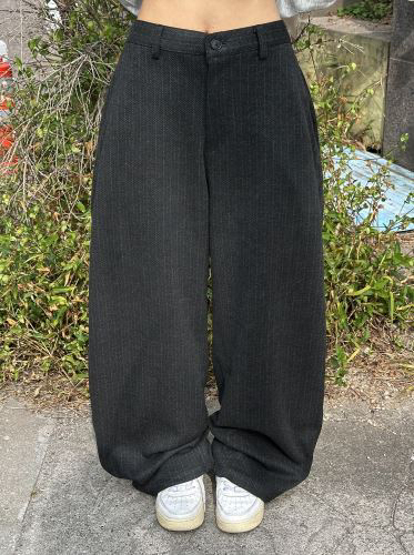 KALEIDOSCOPE東大門㊣實拍女裝新款人氣休閑褲男女同款條紋KALEIDOSCOPE休閑褲圖色2