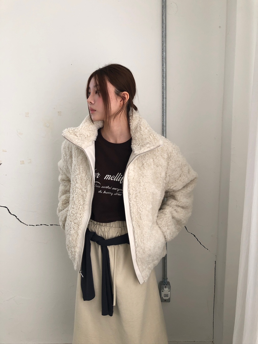 UNBOUND韓國直郵㊣女士新品熱賣人氣時尚25秋冬休閑短款大衣UNBOUND短款大衣