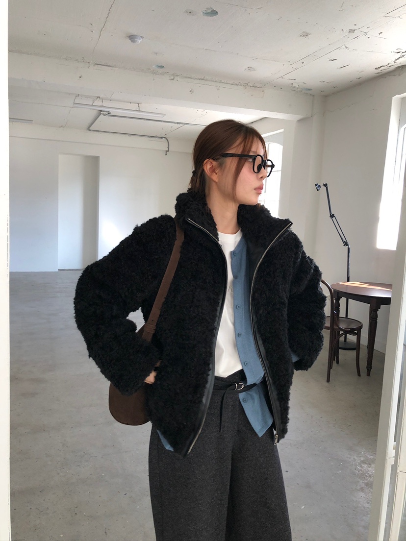 UNBOUND韓國直郵㊣女士新品熱賣人氣時尚25秋冬休閑短款大衣UNBOUND短款大衣