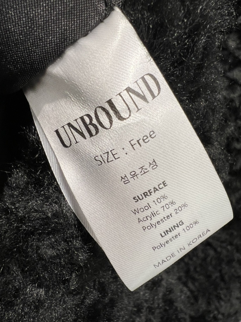 UNBOUND韓國直郵㊣女士新品熱賣人氣時尚25秋冬休閑短款大衣UNBOUND短款大衣