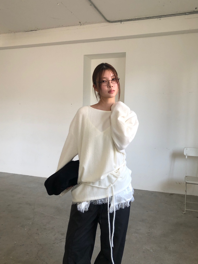 UNBOUND韓國直郵㊣女士新品休閑熱賣時尚職業25秋冬人氣針織衫UNBOUND針織衫