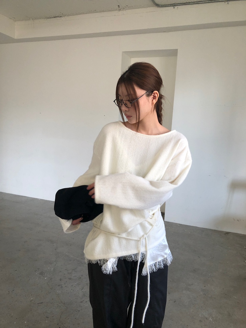 UNBOUND韓國直郵㊣女士新品休閑熱賣時尚職業25秋冬人氣針織衫UNBOUND針織衫