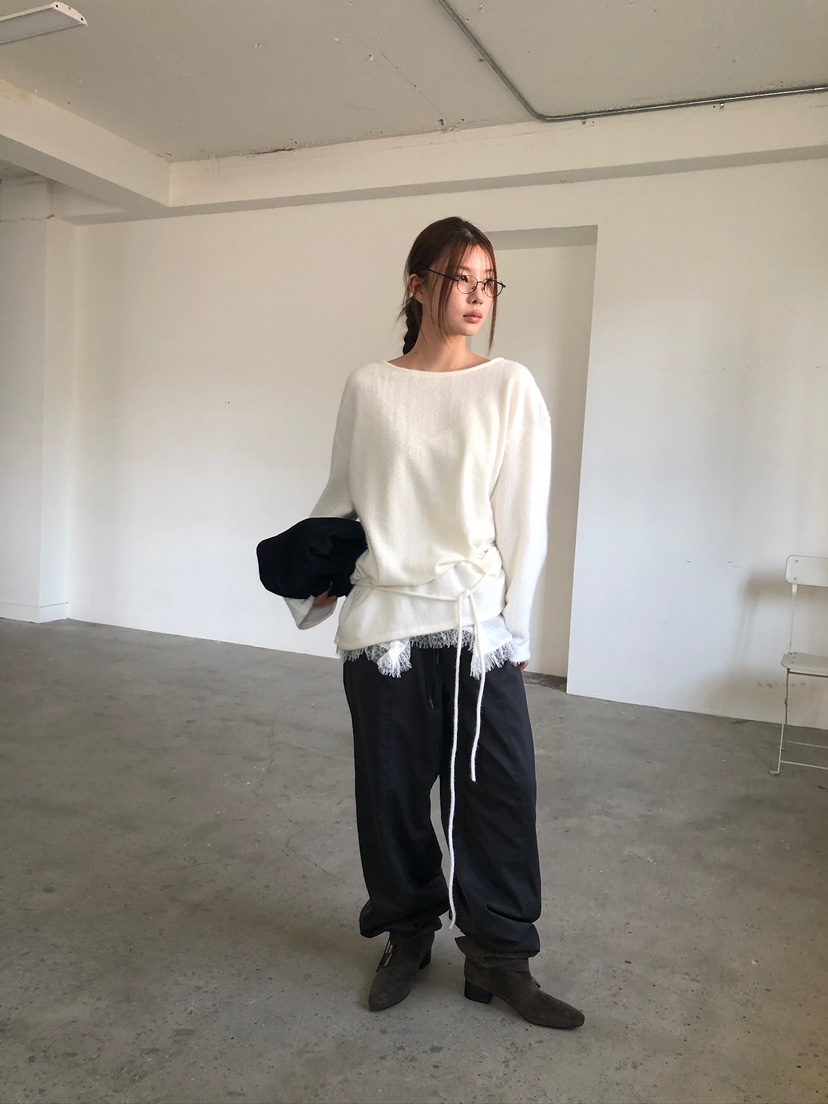 UNBOUND韓國代購㊣女裝新品25秋冬推薦熱賣吊帶背心蕾絲緞面UNBOUND吊帶/背心