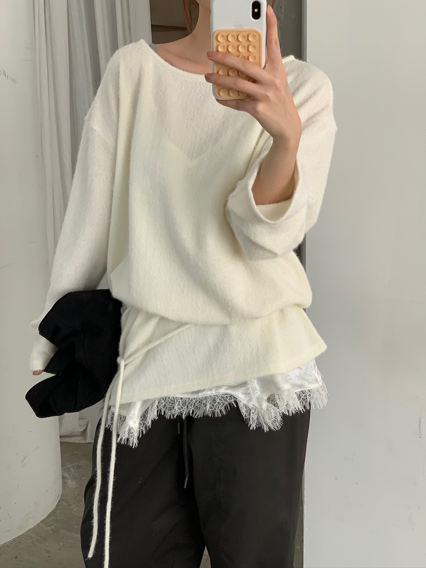 UNBOUND韓國代購㊣女裝新品25秋冬推薦熱賣吊帶背心蕾絲緞面UNBOUND吊帶/背心