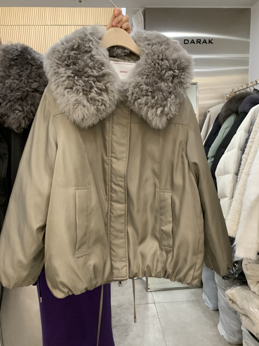 DARAK東大門㊣實拍女裝新款熱賣人氣休閑時尚推薦職業短款棉服DARAK短款棉服圖色2