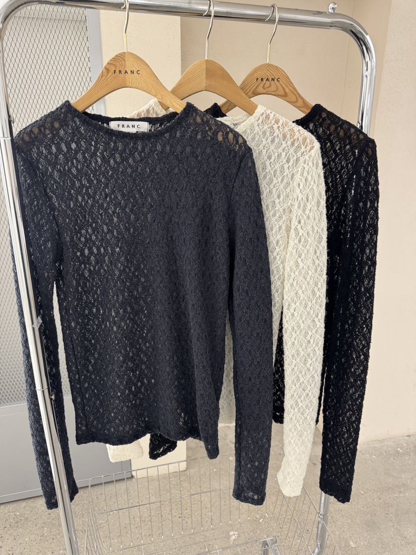 FRANC—L韓國直郵㊣女士新品熱賣人氣職業推薦時尚25秋冬長袖T恤FRANC長袖T恤
