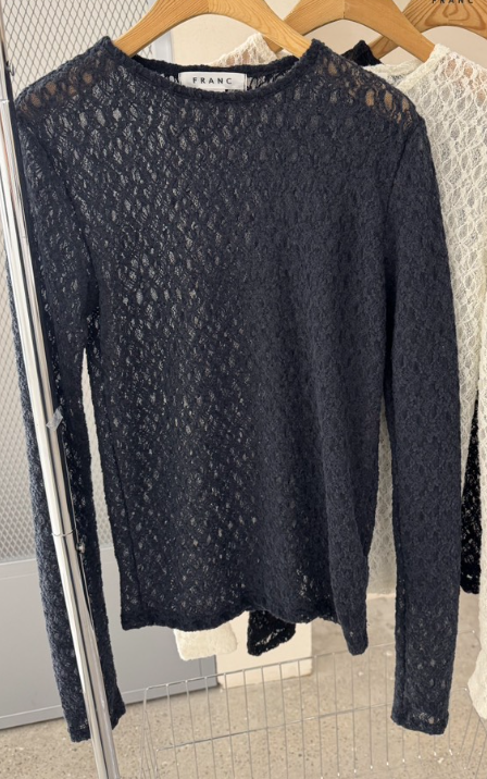 FRANC—L韓國直郵㊣女士新品熱賣人氣職業推薦時尚25秋冬長袖T恤FRANC長袖T恤圖色1
