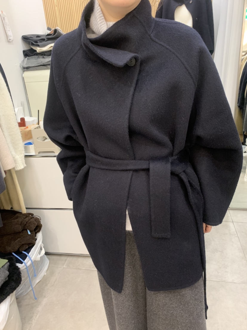 DARAK東大門㊣實拍女士新品熱賣人氣職業休閑中長款大衣含腰帶DARAK中長款大衣