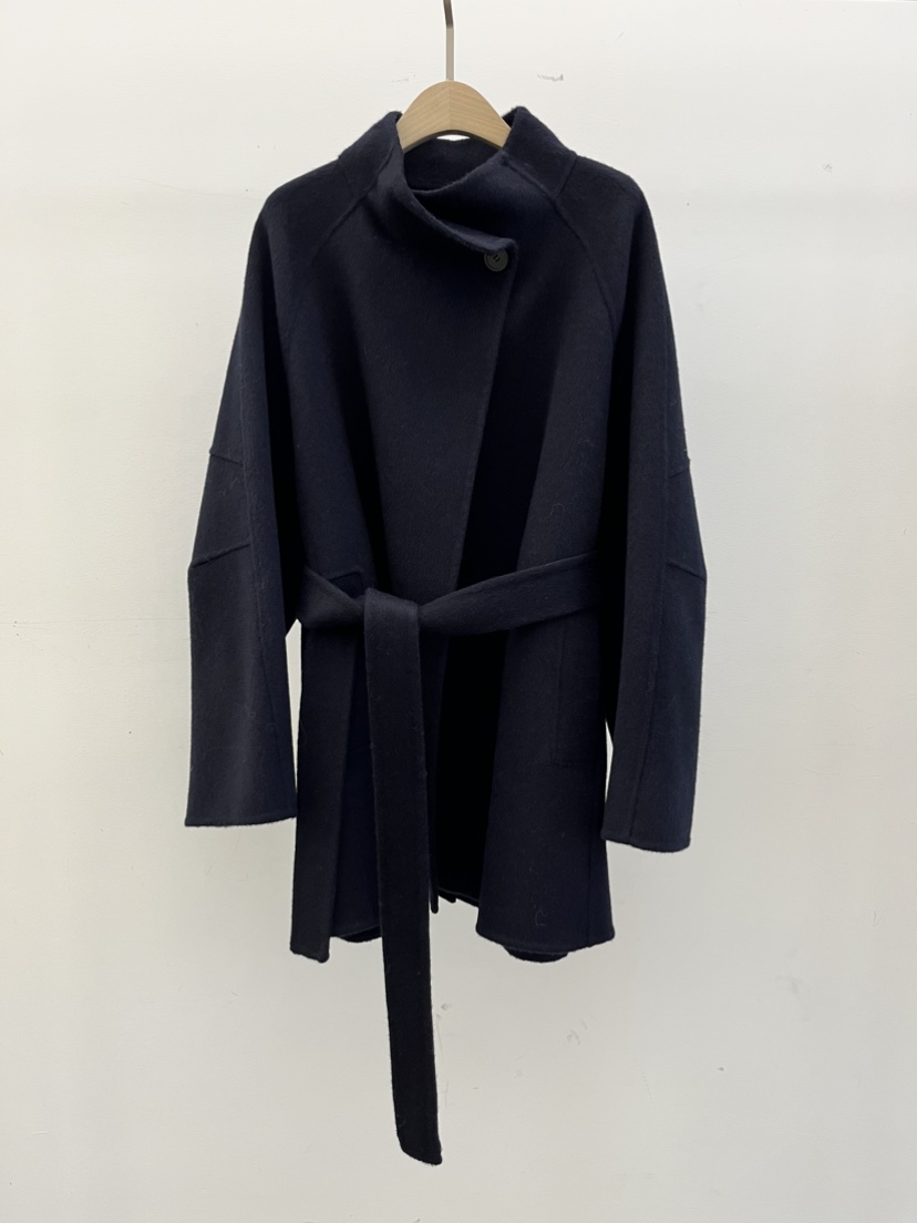 DARAK東大門㊣實拍女士新品熱賣人氣職業休閑中長款大衣含腰帶DARAK中長款大衣圖色2