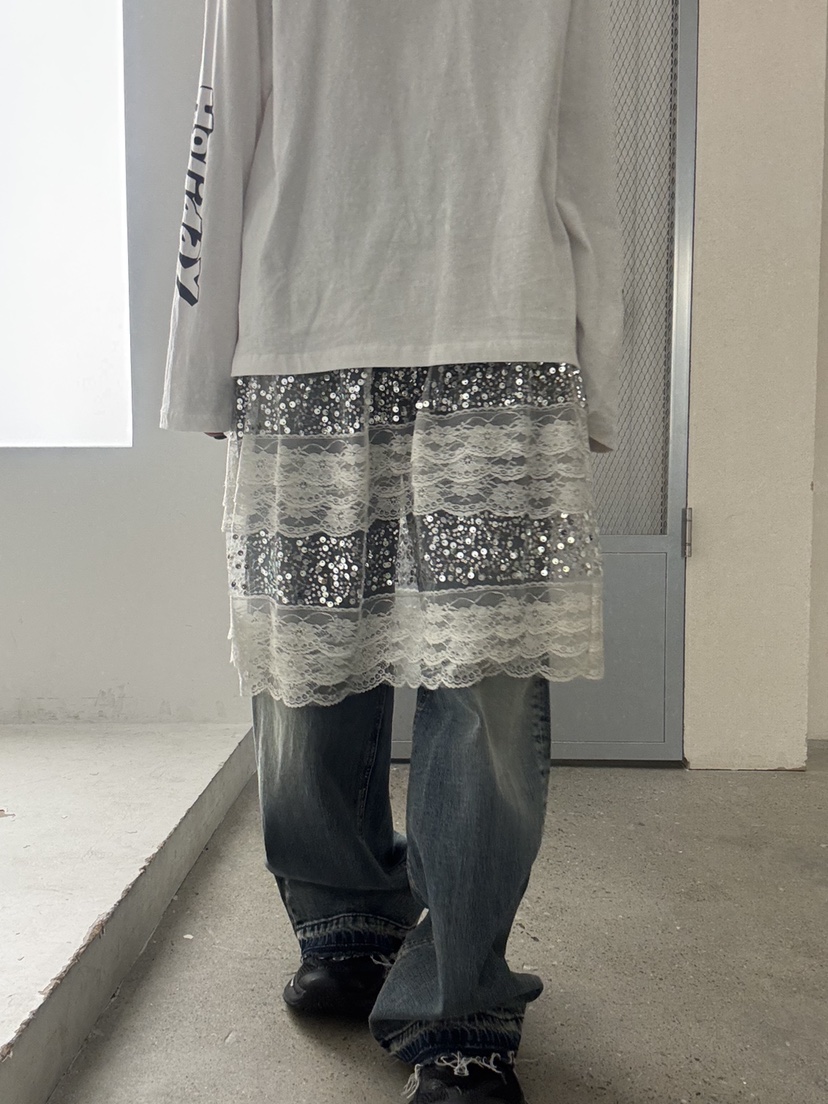 FRANC—L韓國直郵㊣女士新款職業25秋冬休閑人氣半身裙中短裙FRANC半身裙/中短裙