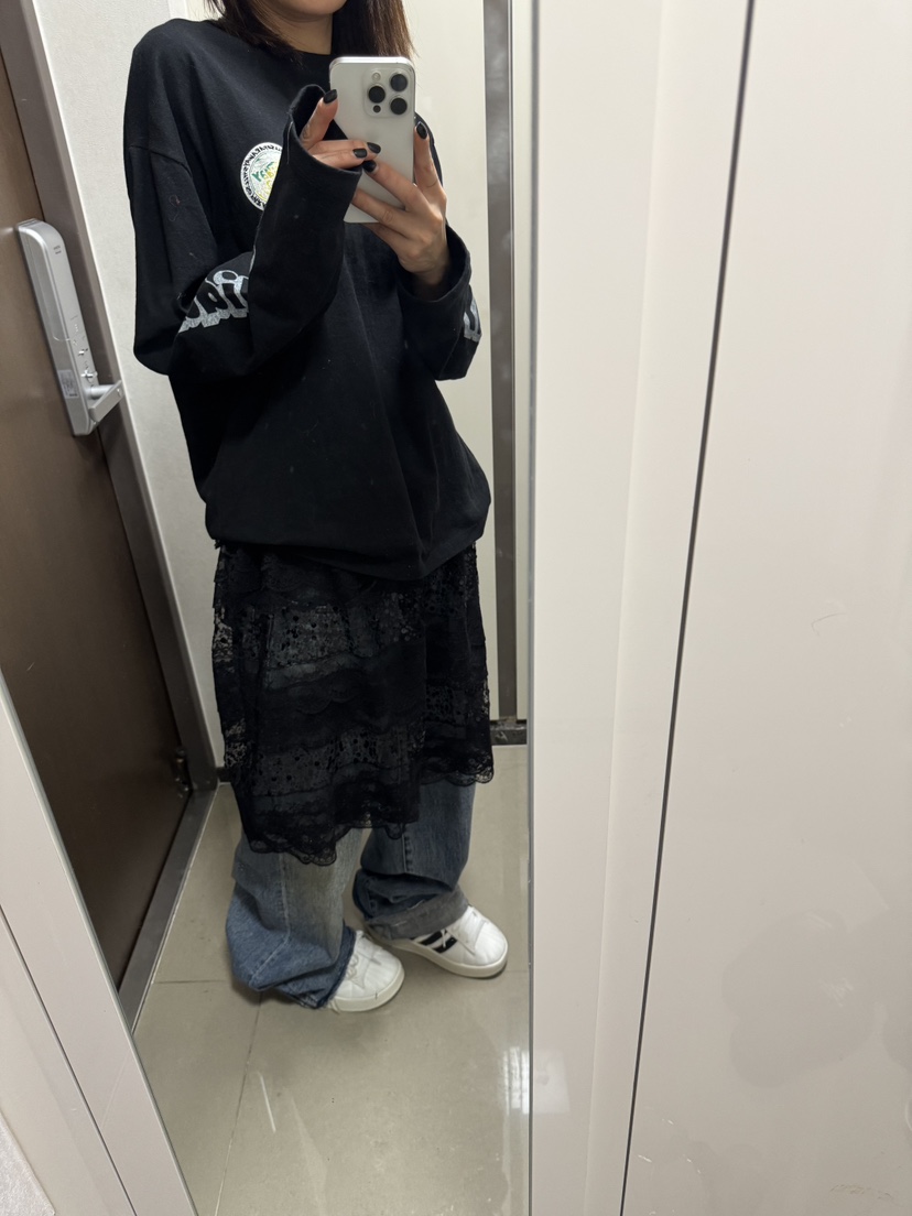 FRANC—L韓國直郵㊣女士新款職業25秋冬休閑人氣半身裙中短裙FRANC半身裙/中短裙