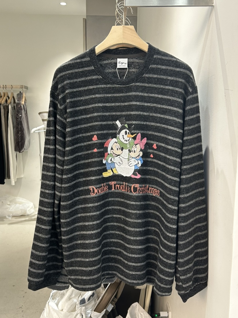 PEPPER-L東大門㊣代購女士新品休閑人氣25秋冬推薦長袖T恤PEPPER長袖T恤圖色1