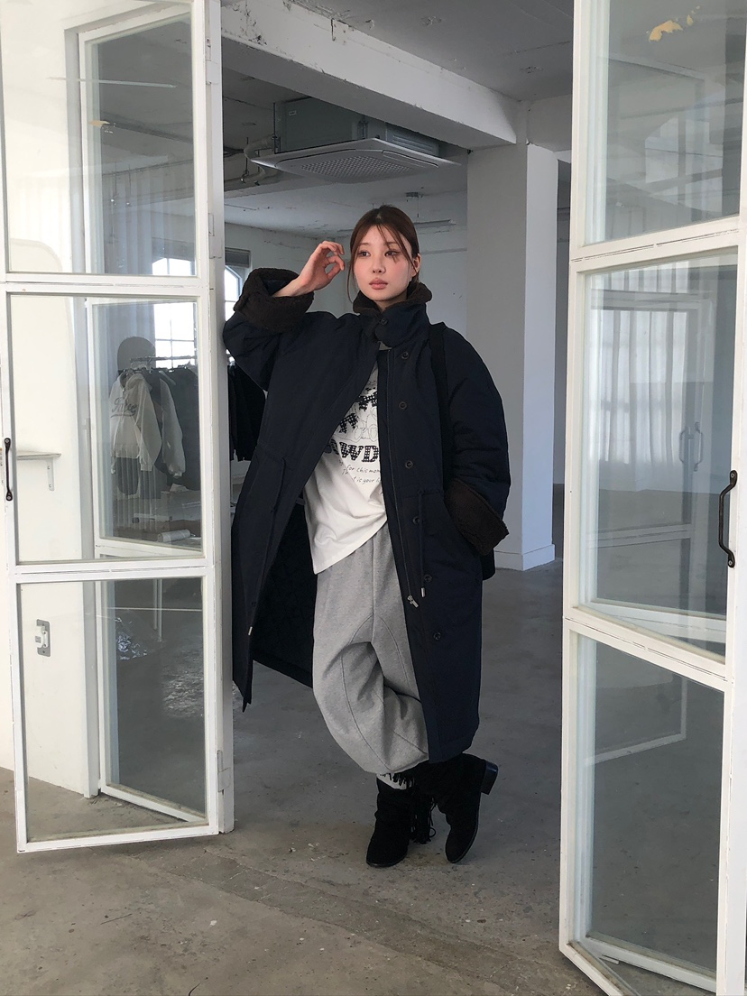 UNBOUND韓國直郵㊣女裝新品職業人氣推薦時尚熱賣中長款大衣UNBOUND中長款大衣